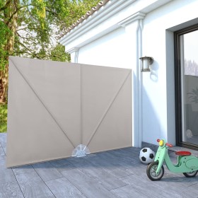 Toldo lateral plegable terraza color crema 240x160 cm Toldo lateral plegable terraza color crema 240x160 cm