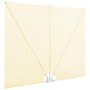 Toldo lateral plegable terraza color crema 300x200 cm
