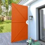 Toldo lateral plegable terraza color terracota 300x150 cm