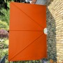 Toldo lateral plegable terraza color terracota 300x200 cm
