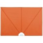 Toldo lateral plegable terraza color terracota 400x200 cm