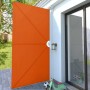 Toldo lateral plegable terraza color terracota 400x200 cm