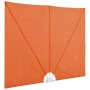 Toldo lateral plegable terraza color terracota 400x200 cm