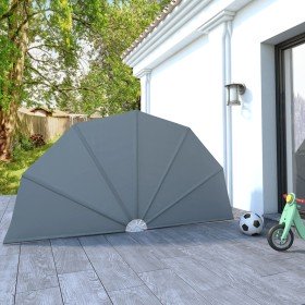 Toldo lateral plegable terraza gris 160 cm Toldo lateral plegable terraza gris 160 cm