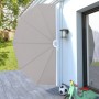 Toldo lateral plegable terraza color crema 160 cm