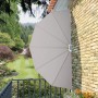 Toldo lateral plegable terraza color crema 160 cm