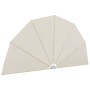 Toldo lateral plegable terraza color crema 160 cm