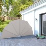 Toldo lateral plegable terraza color crema 200 cm