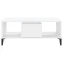 Couchtisch aus weißem Sperrholz, 90 x 50 x 36,5 cm von vidaXL, Couchtisch - Ref: Foro24-821068, Preis: 48,88 €, Rabatt: %