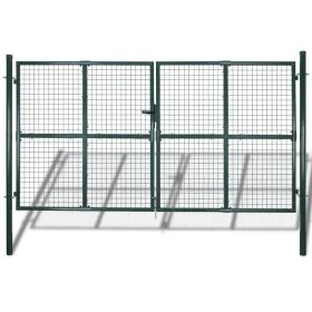 Double steel gate with powder coating by vidaXL, garden gates - Ref: Foro24-142025, Price: 437,08 €, Discount: %