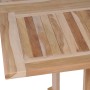 Set de comedor de jardín plegable 7 piezas madera maciza teca en Conjuntos de jardín | Comprar online en Foro24