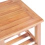 Juego de mesa y sillas de jardín 3 piezas madera de teca maciza