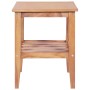 Mesa de centro madera maciza de teca 40x40x50 cm