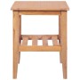 Mesa de centro madera maciza de teca 40x40x50 cm
