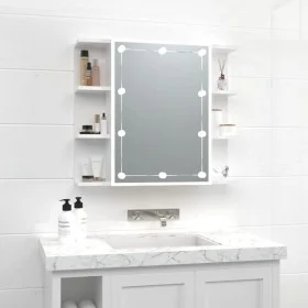 Furniture with mirror and bright white LED lights 70x16.5x60 cm by vidaXL, bathroom vanities - Ref: Foro24-808879, Price: 87,...
