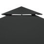 Toldo de cenador 2 niveles 310 g/m² 4x3 m gris antracita en Cubiertas para carpas y cenadores | Comprar online en Foro24
