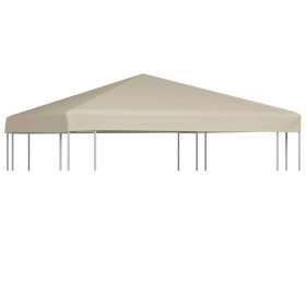 Toldo de cenador 310 g/m² 3x3 m beige