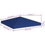Toldo de cenador 310 g/m² 3x3 m azul