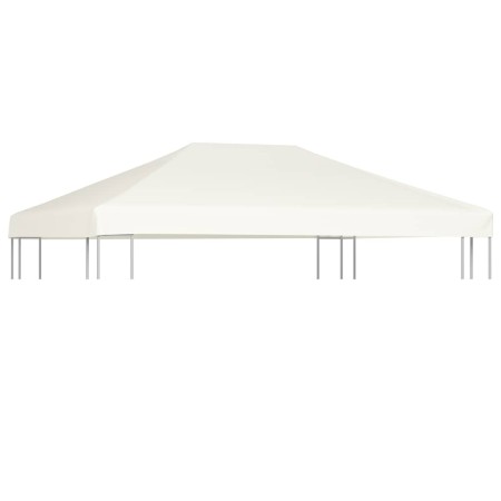 Toldo de cenador 310 g/m² 4x3 m blanco crema en Cubiertas para carpas y cenadores | Comprar online en Foro24