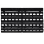 Wall garage storage boxes 30 pcs blue and red by vidaXL, Tool cabinets - Ref: Foro24-140761, Price: 44,36 €, Discount: %