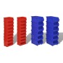 Wall garage storage boxes 30 pcs blue and red by vidaXL, Tool cabinets - Ref: Foro24-140761, Price: 44,36 €, Discount: %