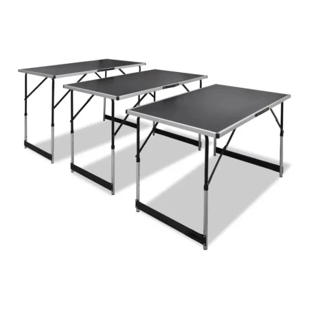 Folding wallpaper tables with adjustable height 3 units by vidaXL, Folding tables - Ref: Foro24-140641, Price: 135,67 €, Disc...