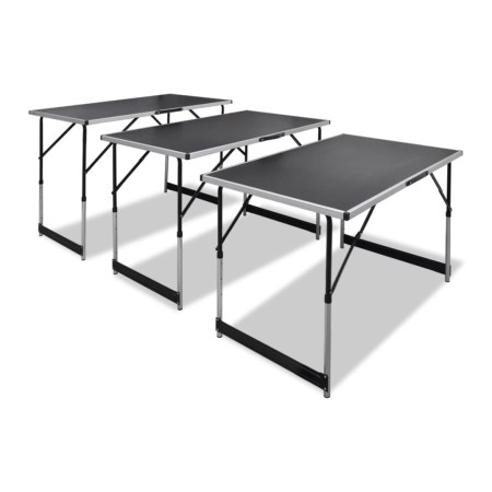 Klappbare Tapetentische mit einstellbarer Höhe 3 Einheiten von vidaXL, Klapptische - Ref: Foro24-140641, Preis: 117,31 €, Rab...