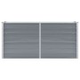 Arriate elevado de jardín acero galvanizado gris 160x40x77 cm en Maceteros y jardineras | Comprar online en Foro24