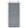Arriate de jardín de acero galvanizado gris 100x40x77 cm en Maceteros y jardineras | Comprar online en Foro24