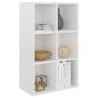 Glossy white engineered wood shelf/sideboard 66x30x98 cm by vidaXL, Bookcases and shelves - Ref: Foro24-800348, Price: 63,74 ...