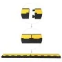 Cable protection ramps 2 units 2 channels rubber 101.5 cm by vidaXL, Road and traffic signs - Ref: Foro24-3057526, Price: 79,...