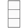 Puerta corredera con herrajes ESG vidrio y aluminio 90x205 cm de vidaXL, Puertas - Ref: Foro24-3081941, Precio: 261,05 €, Des...