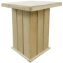 Mesa de bar de madera de pino impregnada 75x75x110 cm
