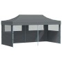Carpa plegable Pop-up con paredes laterales 3x6 m antracita