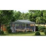 Carpa plegable Pop-up con paredes laterales 3x6 m antracita
