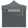 Carpa plegable Pop-up con paredes laterales 3x6 m antracita