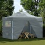 Carpa pleglable Pop-up con 4 paredes 3x4,5 m gris antracita