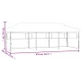 Carpa plegable Pop-up con 5 paredes laterales 3x9 m azul