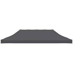 Techo de carpa para celebraciones 3x6 m gris antracita
