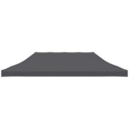 Techo de carpa para celebraciones 3x6 m gris antracita