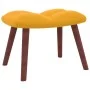 Rocking chair with footrest mustard yellow fabric by vidaXL, Rocking chairs - Ref: Foro24-328157, Price: 135,39 €, Discount: %