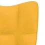 Schaukelstuhl mit Fußstütze aus senfgelbem Stoff von vidaXL, Schaukelstühle - Ref: Foro24-328157, Preis: 133,22 €, Rabatt: %