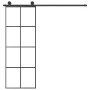 Schiebetür mit ESG-Aluminium-Glasbeschlag-Set 76x205 cm von vidaXL, Türen für zu Hause - Ref: Foro24-3152140, Preis: 256,94 €...