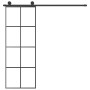 Schiebetür mit ESG-Aluminium-Glasbeschlag-Set 76x205 cm von vidaXL, Türen für zu Hause - Ref: Foro24-3152140, Preis: 251,27 €...