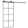 Puerta corredera con set herrajes vidrio ESG aluminio 90x205 cm de vidaXL, Puertas para el hogar - Ref: Foro24-3152142, Preci...