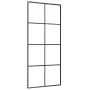Puerta corredera con set herrajes vidrio ESG aluminio 90x205 cm de vidaXL, Puertas para el hogar - Ref: Foro24-3152142, Preci...
