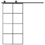 Puerta corredera set herrajes vidrio ESG aluminio 102,5x205 cm by vidaXL, Doors for the home - Ref: Foro24-3152144, Price: 29...