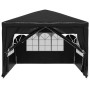 Carpa para fiestas gris antracita 3x4 m