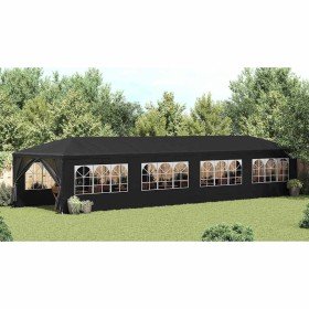 Carpa para fiestas gris antracita 3x12 m en Carpas y cenadores | Comprar online en Foro24
