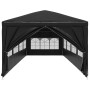 Carpa para fiestas gris antracita 3x12 m